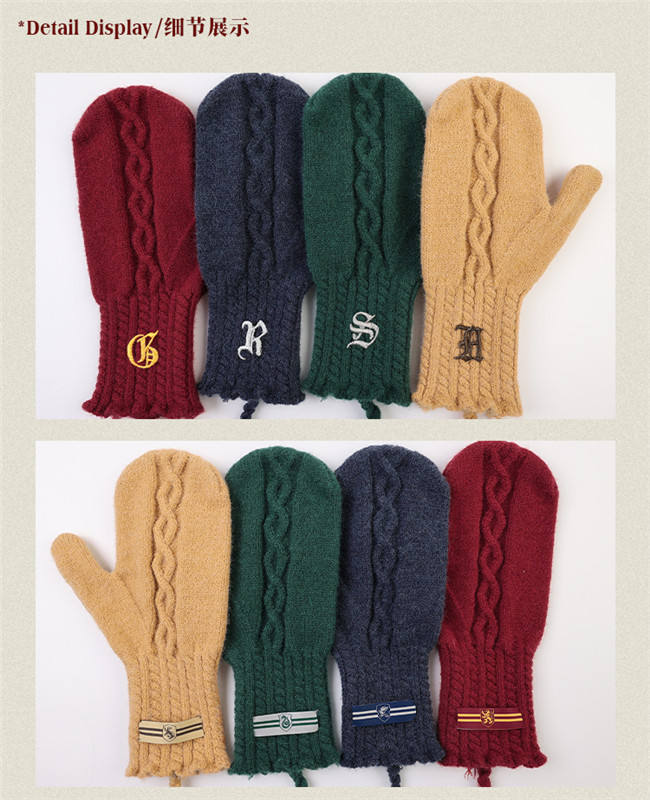 Kyouko & Harry Potter Collaborated Plush Halter Gloves Harry Potter Cosplay