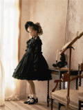 Nnstar Kiki's weekly Black Doll Lolita Dress
