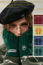 Kyouko & Harry Potter Collaborated Plush Halter Gloves Harry Potter Cosplay