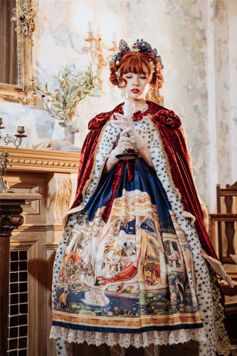 Yolanda Lolita ~Coronation Vintage Lolita OP/JSK/Skirt/Cape/Overskirt