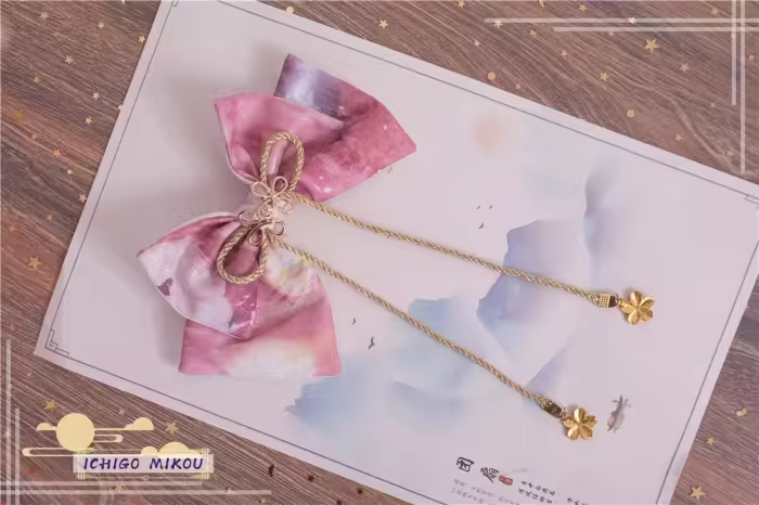 Ichigomikou Original Design Night Sakura Krathong Headdress
