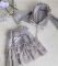 Gray Dress and Long Ears Hat