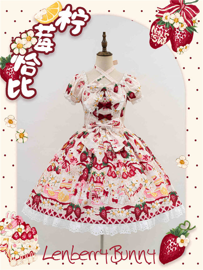 Nnstar Lenberry Bunny Sweet Lolita Dress and Headdress