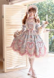 Bramble Rose Antique Cake Classic Lolita Dress Full Set
