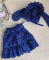 Blue Dress and Long Ears Hat