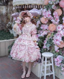 Bramble Rose Antique Cake Classic Lolita Dress Full Set