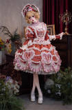 Bramble Rose Antique Cake Classic Lolita Dress Full Set