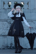 Tommy Bear Maiden Prayer Cross Gothic Lolita Dress