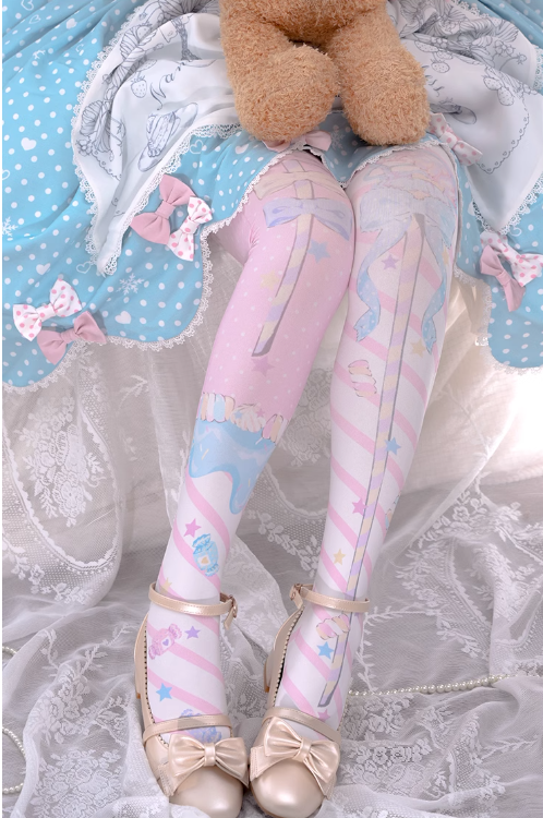 Roji Holy Scepter Above Knee Socks