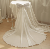 Withpuji Cherish White Lolita Dress, Underskirt, Tailing and Accessories