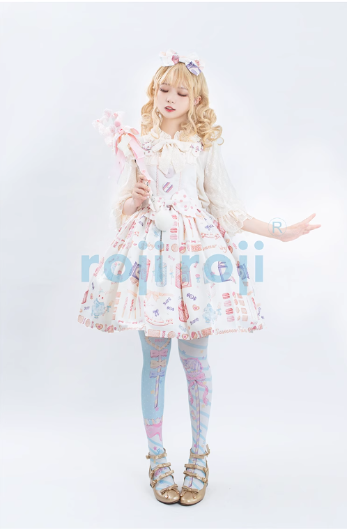 Roji Holy Scepter Above Knee Socks