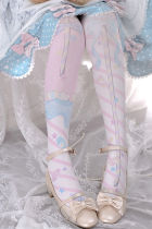 Roji Holy Scepter Above Knee Socks