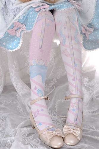 Roji Holy Scepter Above Knee Socks