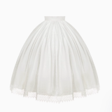 Withpuji Cherish White Lolita Dress, Underskirt, Tailing and Accessories