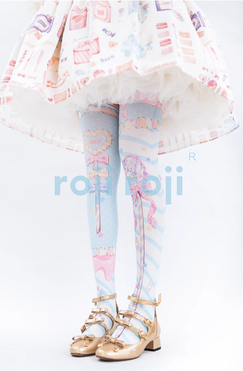 Roji Holy Scepter Above Knee Socks