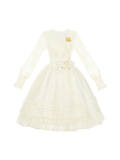Withpuji Harp Embroidery Classic Lolita Dress and Capelet