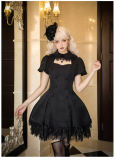 Withpuji Midnight Whispers Gothic Lolita Dress and Hime Sleeves