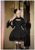 Withpuji Midnight Whispers Gothic Lolita Dress and Hime Sleeves