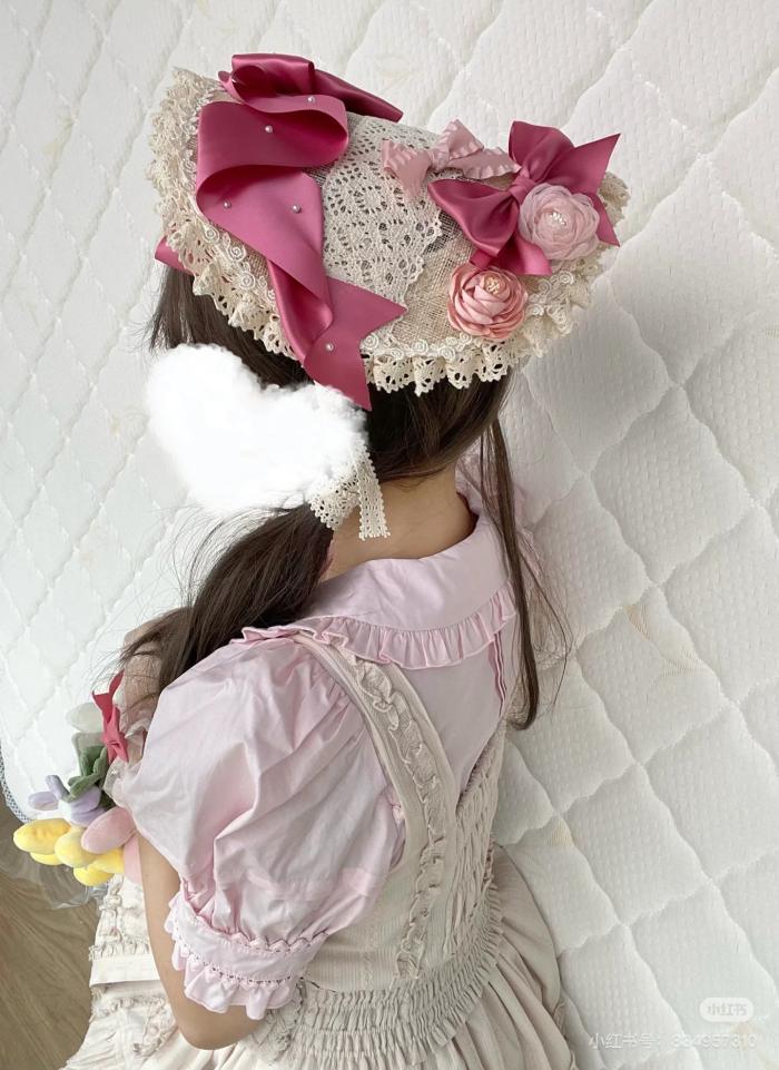Puella Magi Madoka Magica Handmade Bonnet and Gloves Waist Belt