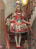 Puppy Dollhouse Sweet Lolita Dress Full Set
