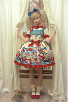 Puppy Dollhouse Sweet Lolita Dress Full Set