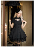 Withpuji Midnight Whispers Gothic Lolita Dress and Hime Sleeves