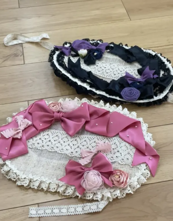 Puella Magi Madoka Magica Handmade Bonnet and Gloves Waist Belt
