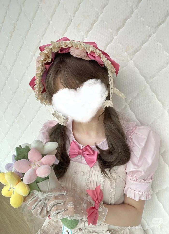 Puella Magi Madoka Magica Handmade Bonnet and Gloves Waist Belt