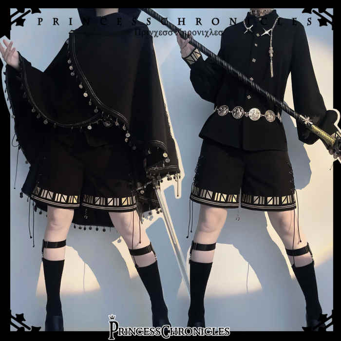 Princess Chronicles Black Cat Cape Ouji Fashion
