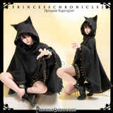 Princess Chronicles Black Cat Cape Ouji Fashion