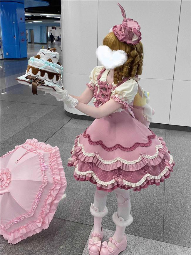 Rabbit Cake Sweet Lolita Dress and Hat