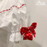 Sweet Strawberry Lolita Blouse and Detachable Sleeves