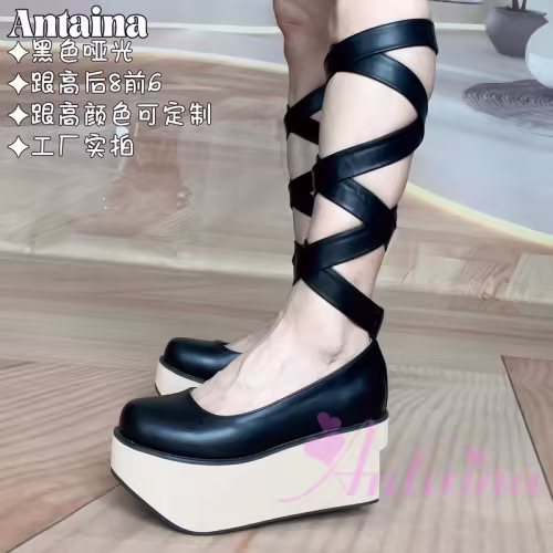 Rocking Horse Style Belt Lolita Shoes