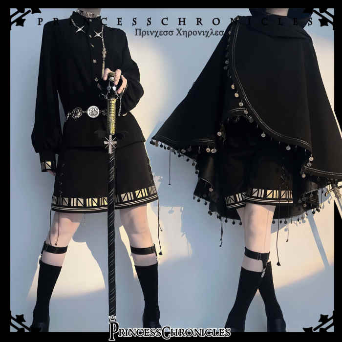 Princess Chronicles Black Cat Cape Ouji Fashion