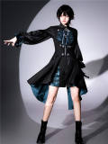 Music in Darkness Ouji Lolita Blouse, Short Pants, Long Vest and Necktie