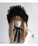 Handmade Gothic Lolita Headdress with Detachable Wings