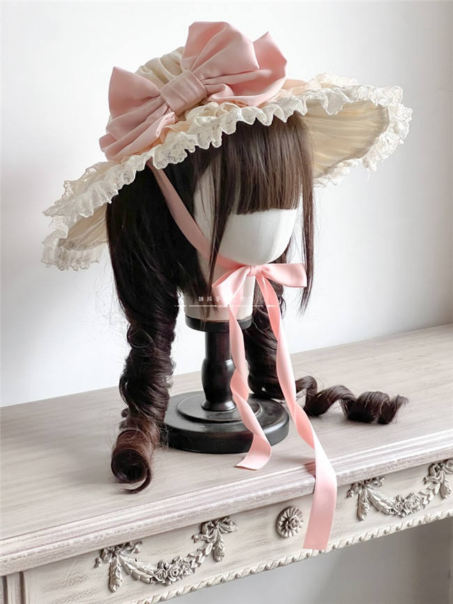 Antique Doll Handmade Lolita Hat