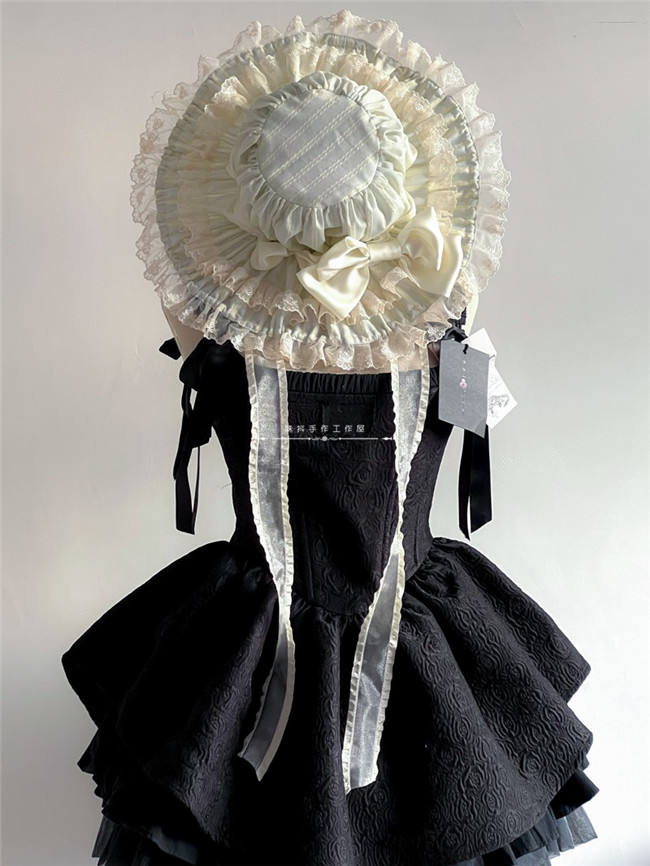 Antique Doll Handmade Lolita Hat