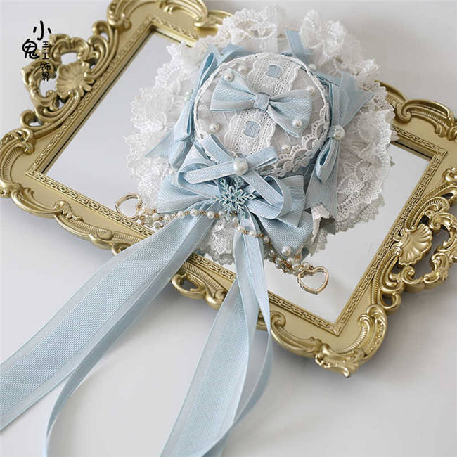 Bowknots Lace Lolita Top Hat