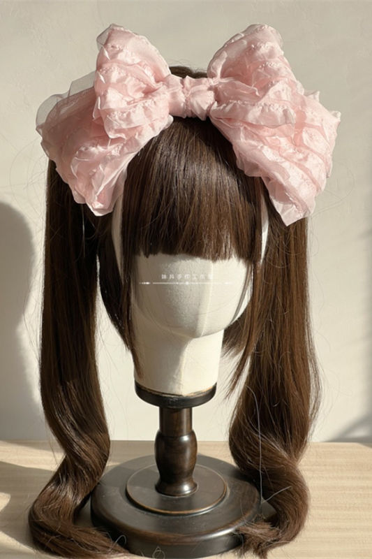 The Spring of Poetry in the Mist Bowknot Top Hairclip