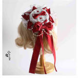 Bowknots Lace Lolita Top Hat