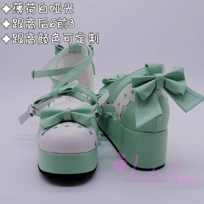 Sweet Two Colors Girls Lolita Sandals