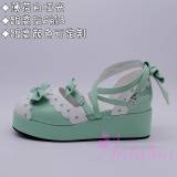Sweet Two Colors Girls Lolita Sandals