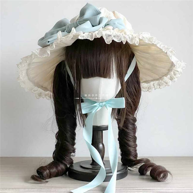 Antique Doll Handmade Lolita Hat