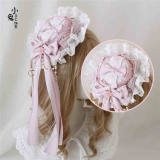 Bowknots Lace Lolita Top Hat