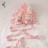 Pink White Lace Lolita Headdress