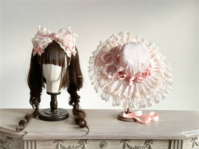 Antique Doll Handmade Lolita Hat