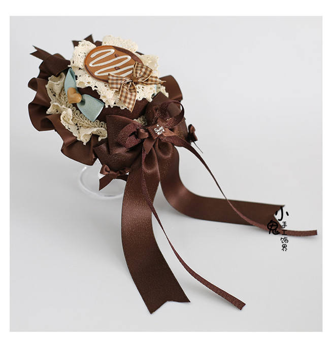 Mint Chocolate Handmade Lolita Headband and Top Hat