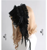 Handmade Gothic Lolita Headdress with Detachable Wings