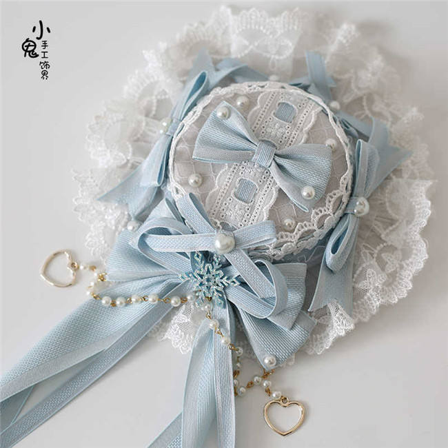 Bowknots Lace Lolita Top Hat